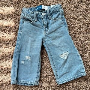 Toddler wide leg jeans